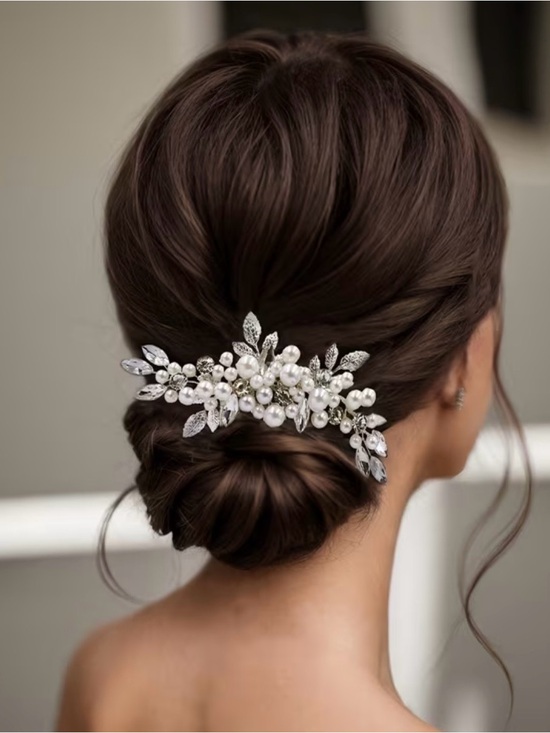 Accessories - Faux Pearl and Crystal Bridal Hair Comb